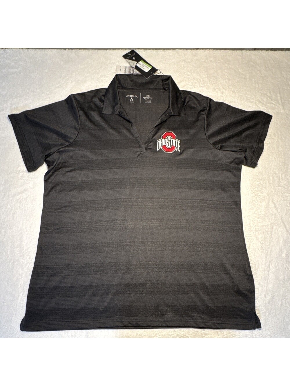 Antigua Ohio State Women’s Shirt Sleeve Polo Shirt Size 2XL NWT